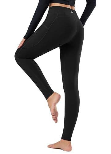 baleaf Leggings for Women Fleece Lined Tights Thermal Warm Winter High Waisted Thick Yoga Pants Cold Weather Inner Pocket thumbnail 2
