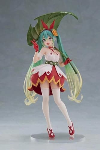 Taito Prize Hatsune Miku Wonderland PVC Hatsune Miku Thumbelina Statue 18cm thumbnail 4