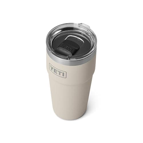YETI Rambler 20 oz Stackable Tumbler, Stainless Steel, Vacuum Insulated with MagSlider Lid, Cape Taupe - Cape Taupe - Image 1