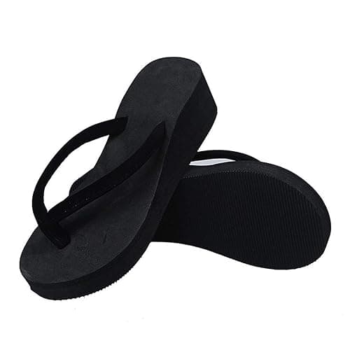 Platform Flip Flops Wedge Sandals for Women 2026 Dressy Comfortable Soft Toe Post Thong Sandals Lightweight Casual Summer Shoes thumbnail 4