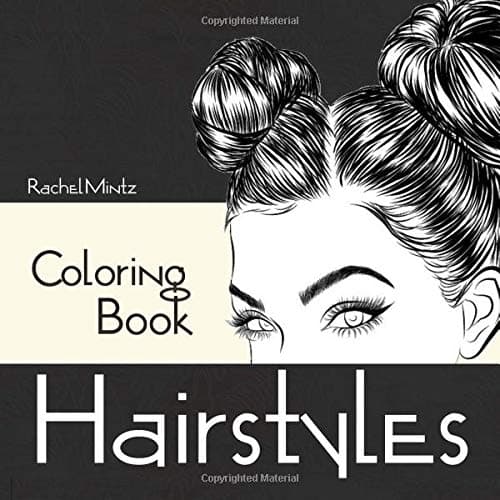 Hairstyles - Coloring Book: Beautiful Women Hair Designs - Fashion & Fun - Digital Sketches – For Adults & Teenagers - Image 1