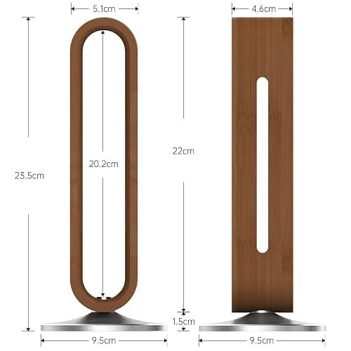 BRIMFORD Kopfhörer Ständer Holz Schreibtisch - U-Form Headset Halterung - Aluminium Gaming Kopfhörer Aufbewahrung - Universal für Sennheiser Bose Sony Airpods Max - Tisch Organizer Accessoire thumbnail 7