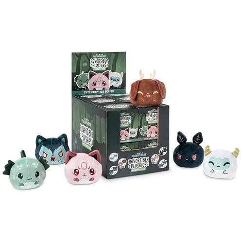 TeeTurtle Cute Cryptids Series Reversible Plushie Mystery Box - 3-Inch Mini Two-Sided Blind Box Plush with Embroidered Details - Cute Collectible Surprise Toy for Kids, Teens, and Adults thumbnail 3