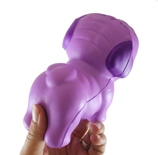 Set of All 4 Color Pug Dog Slow Rise Squishy Toy - Memory Foam Squish Stress Ball Fidget Squeeze Dog Lover Gift (All 4 Color Pugs) thumbnail 4