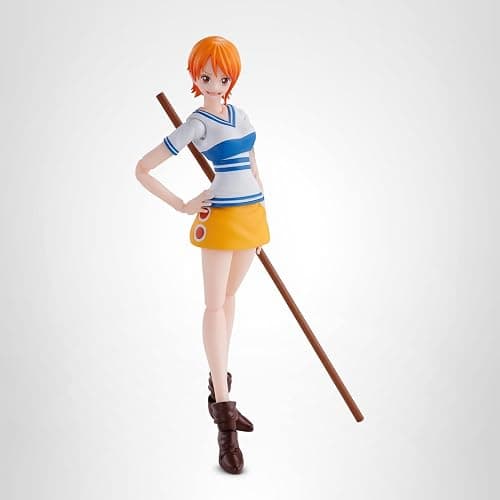 TAMASHII NATIONS - One Piece - Nami -Romance Dawn- S.H.Figuarts Action Figure | One Piece 6 Inch Action Figure S.H. Figuarts - Nami Romance Dawn thumbnail 14