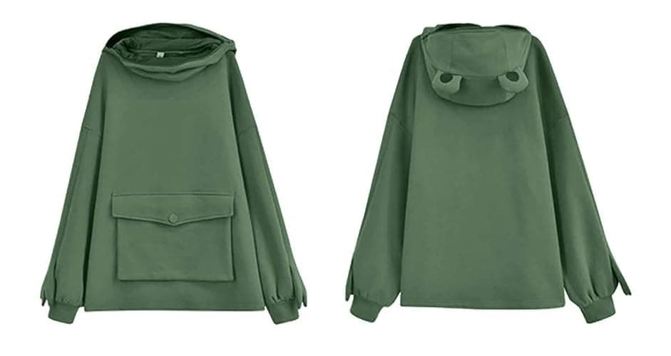 Lvswebe womens Hoodie - X-Large - Dark Green thumbnail 3