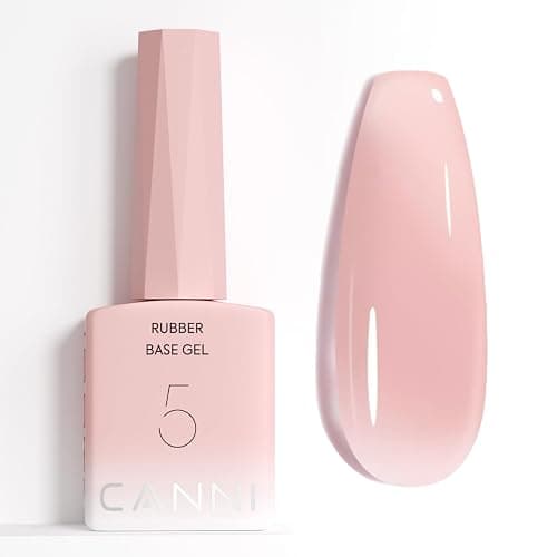 CANNI Rubber Base Gel Nude 9ml Nail Strengthener UV LED Soak Off Gel Polish | Flexible Support • Nail Strengthening • Crack Resistant • Natural Nail Protection • Smooth Application • DIY & Salon Use - Image 1