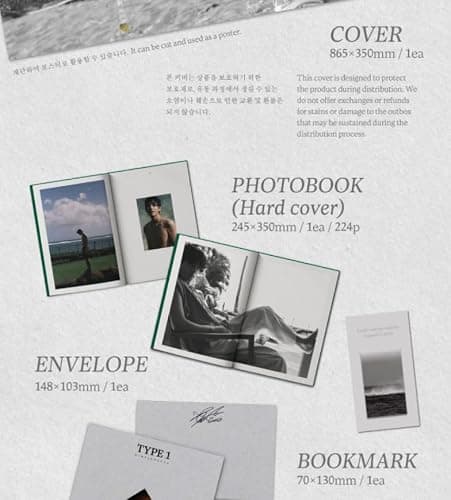 BTS V [ TYPE 1 : KIM TAE HYUNG ] Photobook + Magazine Ver Set (via DHL Express) KIM TAEHYUNG thumbnail 4