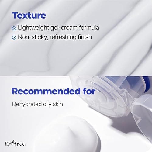 IsNtree Hyaluronic Acid Aqua Gel Cream 100ml, 3.38 fl oz | Korean Skincare | Lightweight Moisturizer | Quick-Absorbing Hydration | For Oily to Combination Skin thumbnail 7