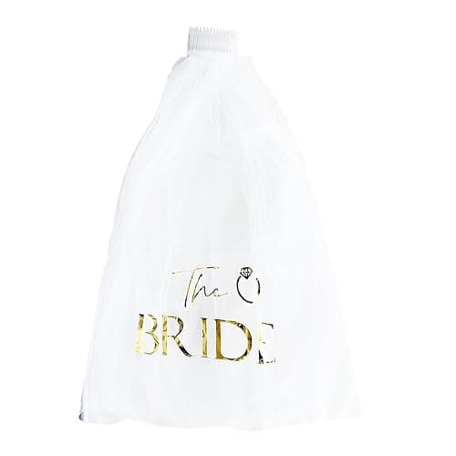 Hen Party Accessories Complete Set 47pcs - Black and Gold (10 Team Bride 1 Bride to Be Sash Straws Glasses Veil Tiara) Satin Sashes Bachelorette Parties Bridal Favours thumbnail 8