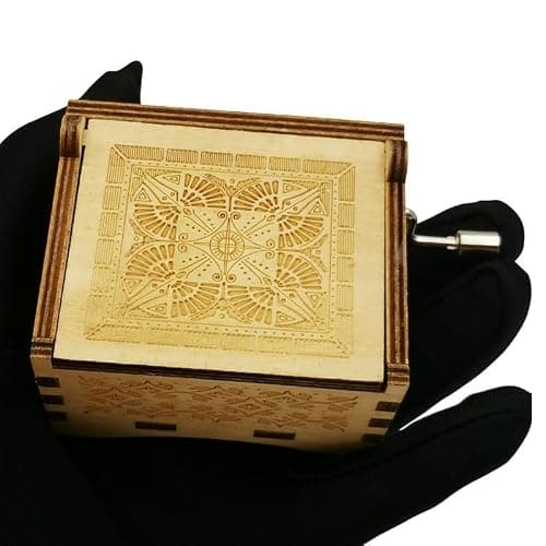 STARRUM Stranger Kids Music Box Hands Crank Thing BGM Laser Musical Box for Men Women Christmas gift (Stranger 1) thumbnail 4