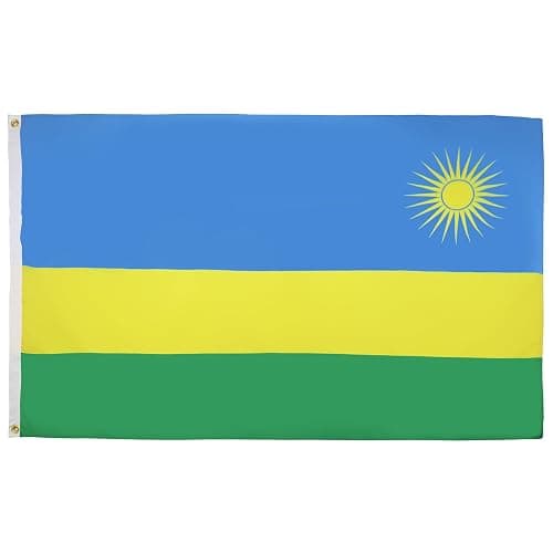 AZ FLAG - Flagge Ruanda - 150x90 cm - Republik Ruanda Fahne 90 x 150 Cm Feiner Polyester - Flaggen - Image 1