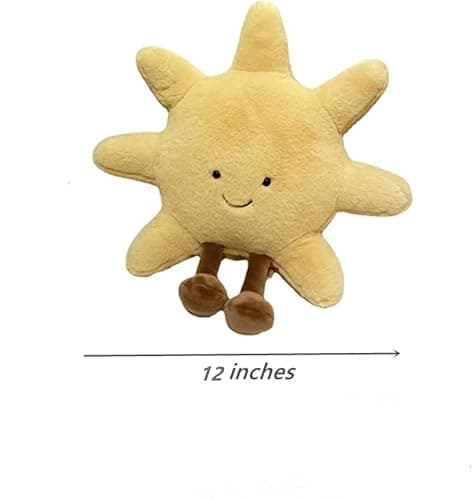 Sun plushies ，Moon plushies， Perfect Moon Gift for Smile Fun，Soft and Cuddly Lovely Stuffedplushies A Lovely Birthday Present for Fans, Gifts & Home Decor (Sun and Moon) thumbnail 3