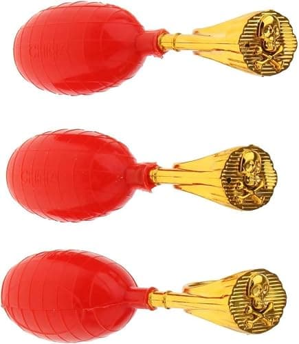 Sluswallow 3Pcs Red Water Squirt Toys Water Spray Ring Tricky Toy Spoof April Fools' Day Tricky Prank Toys, Gags and Practical Joke Toys, Decorations thumbnail 9