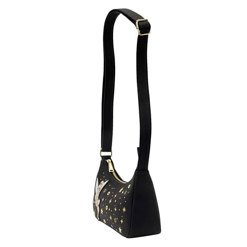 Loungefly Disney: Tinker Bell - Pixie Dust - Gold Foil Crossbody Bag - Great for Kids & Adults - Collectible Bags thumbnail 3