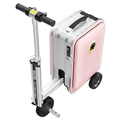 Airwheel SE3S Smart Rideable Suitcase Electric Luggage Scooter For Travel (pink) thumbnail 9