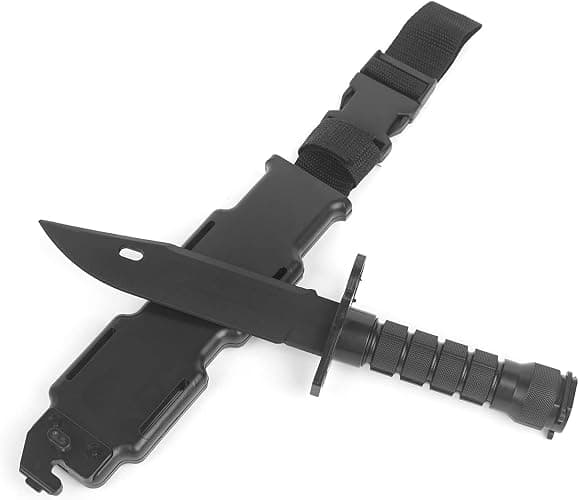 Galica Couteau d'Entrainement- Art martiaux- Airsoft- Cosplay - Plastique-Tactique- baïonnette- couteau en plastique- caoutchouc flexible -Training Knife - Image 1