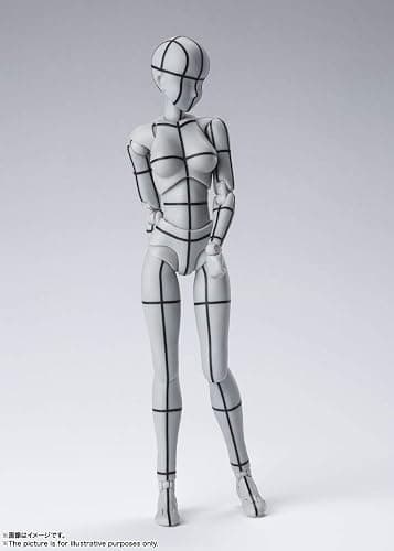 TAMASHII NATIONS - Body Chan -Wireframe-(Gray Color Ver.) -, Bandai Spirits S.H.Figuarts Action Figure thumbnail 4