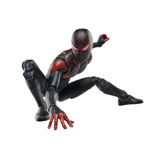 Marvel Legends Series Ultimate Miles Morales, Spider-Man Comics-Inspired Collectible 6-Inch Scale Action Figure with Character-Sized Comic Accessory thumbnail 6