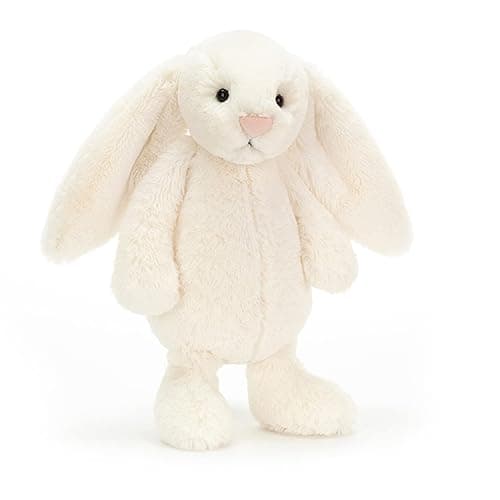 Jellycat Bashful Cream Bunny Stuffed Animal, Medium 12 inches | Rabbit and Bunny Plush Toy | Classic Children's Gift thumbnail 7