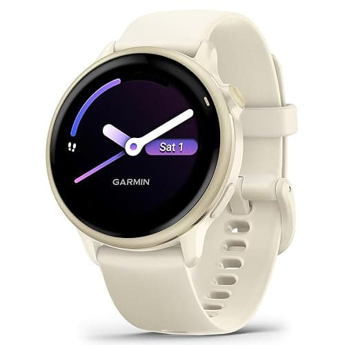 Garmin 010-02985-01 VIVOACTIVE 6 Health and Fitness GPS Smartwatch Bone with Silicone Band Bundle with 2 YR CPS Enhanced Protection Pack thumbnail 2