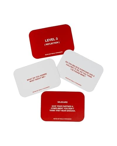 WE'RE NOT REALLY STRANGERS Card Game - 150 Conversation Cards for Adults, Teens, Couples, and Strangers - Icebreaker Questions for Game Night, Date Night, & Parties, Ages 15+, 2-6 Players - Core thumbnail 8