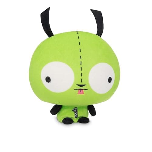 TeeTurtle Cloudheads Gir Plush - 5-Inch Official Invader Zim Stuffed Animal with Embroidered Details - Soft Cuddly Plush Toys for Kids, Teens, and Adults thumbnail 3