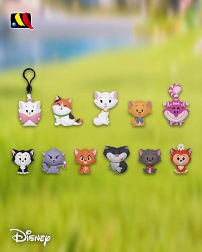 Disney Cats Series 1 – 5" Collectible Bag Clip – Blind Bag (ONE Random Figure) Character Keychain/Backpack Accessory | Official Licensed Merchandise thumbnail 2