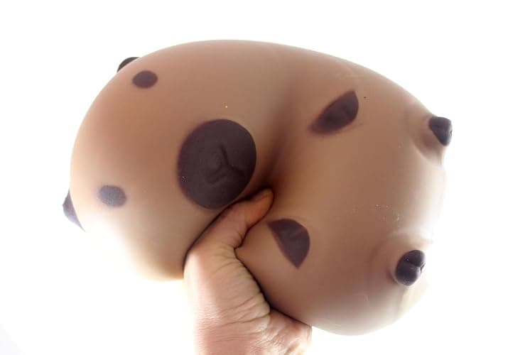 Jumbo 5.75" Capybara Doh Filled Squishy Squeeze Stress Ball Soft Doh Filling - Sensory, Fidget Toy thumbnail 5