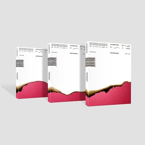 LE SSERAFIM - Unforgiven 1st Studio Album+Store Gift (Bloody Rose ver.) - Image 1