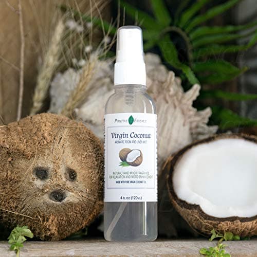 Virgin Coconut Linen and Room Spray, Natural Aromatic Mist Made with Pure Virgin Coconut Oil, Relax Your Body & Mind, Perfect as a Bathroom Air Freshener Odor Eliminator thumbnail 2