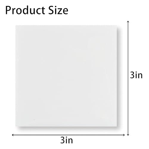 Berklia Transparent Sticky Notes,3x3 Inch Clear Sticky Notes,Waterproof White Bible Sticky Note,Transparent Stickers for School Supplies College(10 Packs,500 Sheets) thumbnail 3