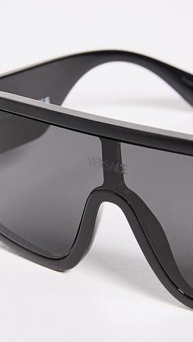 Versace Woman Sunglasses Black Frame, Dark Grey Lenses, 0MM thumbnail 5
