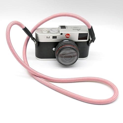 Eorefo Camera Strap Vintage 100cm Nylon Climbing Rope Camera Neck Shoulder Strap for Micro Single and DSLR Camera(Rose Gold) thumbnail 3