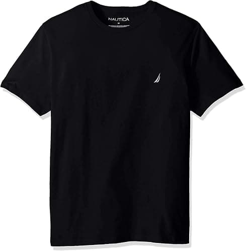 Nautica Short Sleeve Solid Crew Neck T-shirt Shirt - Image 1