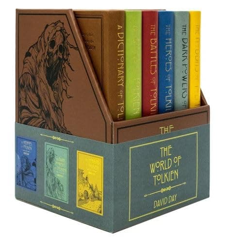 The World of Tolkien Complete 6 Books Collection Box Set by David Day (Dictionary, Atlas, Battles, Heroes, Dark Powers & Hobbits) - Image 1