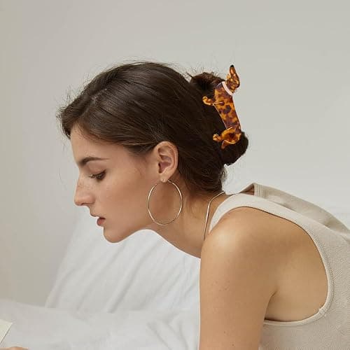 Cute Dachshund Claw Clips, Cellulose Acetate Hair Clips, Dog Hair Barrettes Hair Accessories for Women Girls thumbnail 4