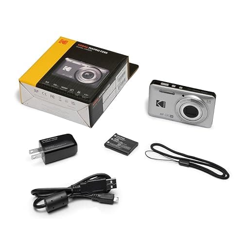 Amazon Kodak Pixpro FZ55 Camera - Grey thumbnail 4