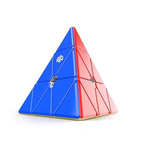 GAN Pyraminx 36 Magnets, Speed Magnetic Pyramid Puzzle Stickerless Triangle Cube (Standard) - Image 1