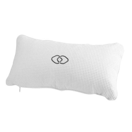 Nikou Bathtub Spa Pillow - Bath Cushion Bath Pillows White - Spa Pillow with Suction Cups,Supports Neck and Shoulders,for Hot Tub Home Spa Jacuzzi Bathtub Head Rest, Comfortable & Soft thumbnail 9