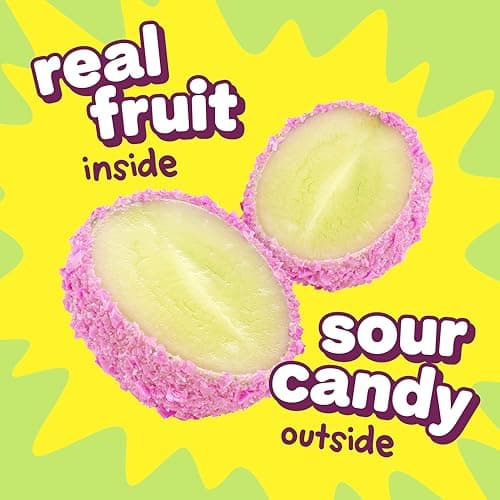 Fruit Riot Sour Candy Grapes Mix, Made with Real Fruit, 8oz, Gluten-Free thumbnail 4