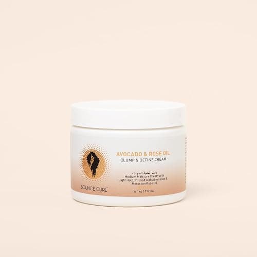 Bounce Curl Avocado & Rose Oil Clump and Define Cream, Enhance and Define Wavy, Curly, and Coily Hair, 6 oz thumbnail 8