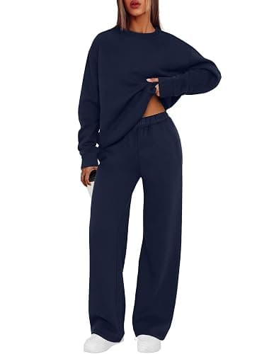 XIEERDUO Sweatsuits Women 2 Piece Outfit Matching Lounge Sets Fall Outfits 2025 Fashion Clothing Crewneck Track Suits - Image 1