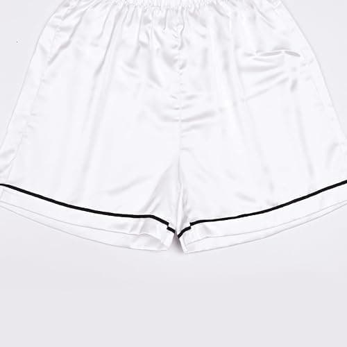 QPANCY Kids Satin Pajamas Sets Baby Boy Girl Button-Down Silk Sleepwear 2 Piece Short Sleeve Loungewear Clothes Set thumbnail 6