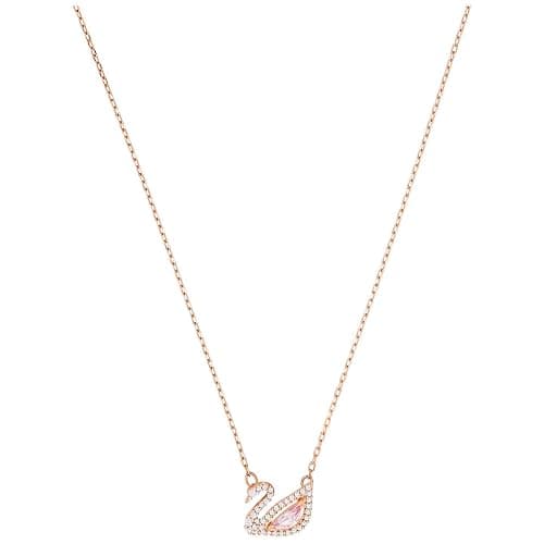 SWAROVSKI Dazzling Swan Necklace Rose Gold/Rose Gold Shiny Plating One Size - Image 1