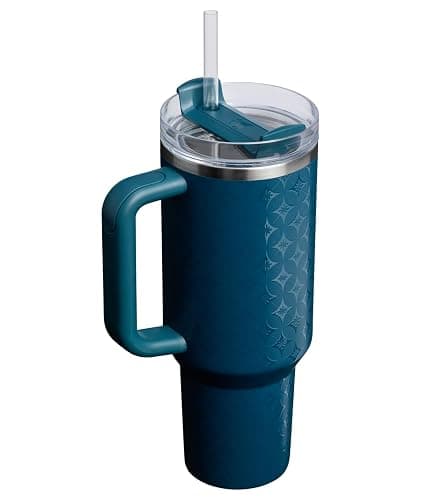 STANLEY Quencher H2.0 Tumbler with Handle and Straw 40 oz | Flowstate 3-Position Lid | Cup Holder Compatible for Travel | Insulated Stainless Steel Cup | BPA-Free | Ponderosa Star thumbnail 4