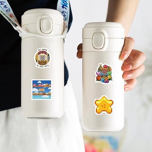 Stardew Waterproof Valley Sticker Set – 100 Unique Vinyl Stickers for Fans, Laptops, and Journals,Skateboard Bike Bumper Car Guitar Water Bottle Luggage thumbnail 3