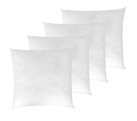 LNT France - Lot de 4 Coussins de Garnissage 40x40cm, Ultra Gonflant, Coussin Canapé, Coussin à Recouvrir, Rembourrage Coussins Blanc. - Image 1