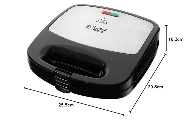 Russell Hobbs Appareil Croque Monsieur [Multifonction 3 en 1] Fiesta (Gaufrier, Sandwich, Gril, Plaques antiadhésives lavables au lave-vaiselle, extensible : cake pop, mini donut, churros) 24540-56 thumbnail 3