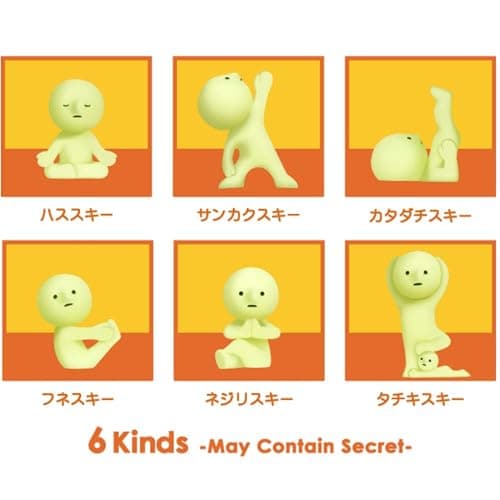 Smiski Dreams Glow in The Dark Figure, Yoga Series, Random Style, 1 Pack thumbnail 3